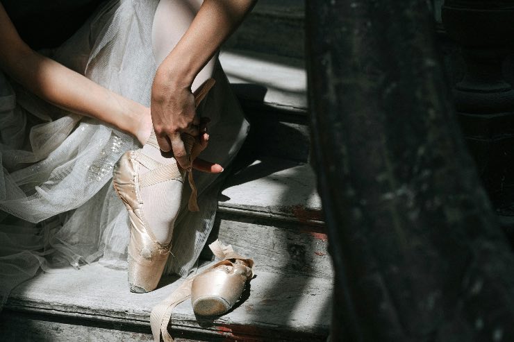 scarpe ballerina di danza classica 