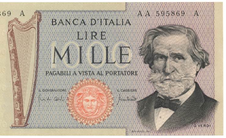 Giuseppe Verdi 1000 lire 