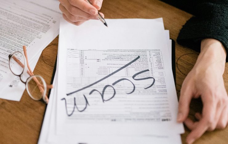 foglio registri scam 