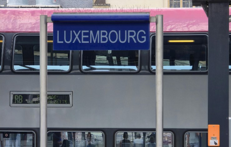 fermata del treno Lussemburgo 