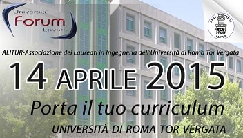 Forum Università-Lavoro 2015 - Università Tor Vergata