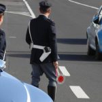 Polizia posto di blocco