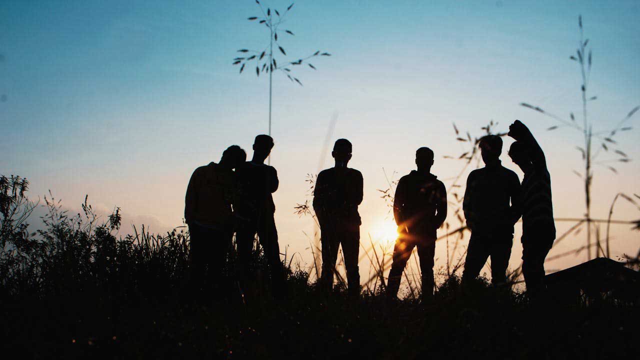 Gruppo di ragazzi