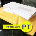 Tante raccomandate e logo Poste Italiane
