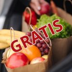 Buste della spesa e dicitura "gratis"