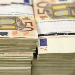 Mazzette di banconote da 50€