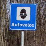 Cartello segnaletico autovelox