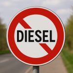 Cartello divieto diesel