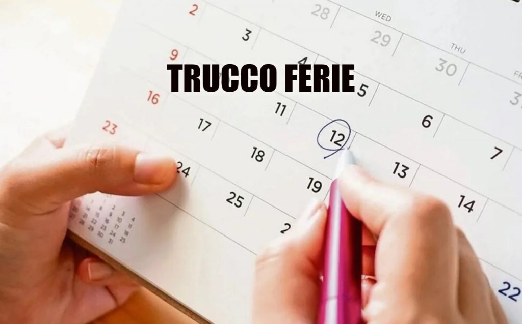 Calendario delle ferie