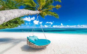 Spiaggia delle Maldive