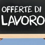 lavagna con scritto "offerte di lavoro"