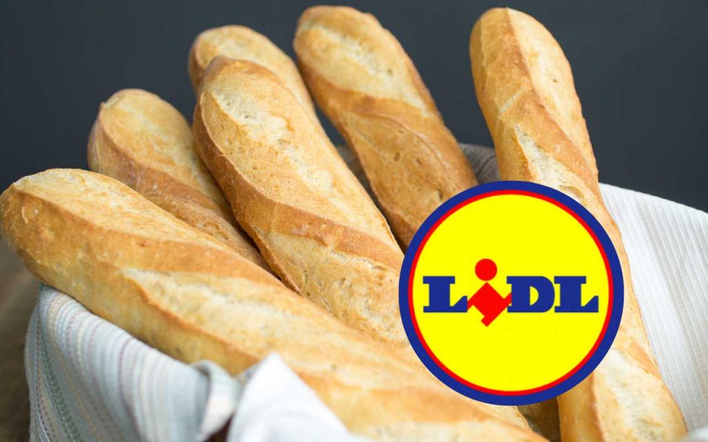 Baguette e logo Lidl
