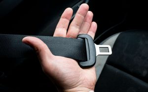 Primo piano cintura di sicurezza