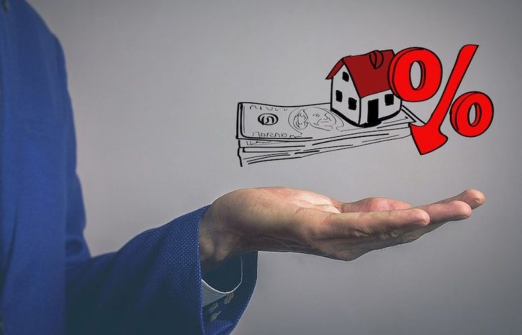 Sconto sull'affitto illustrazione