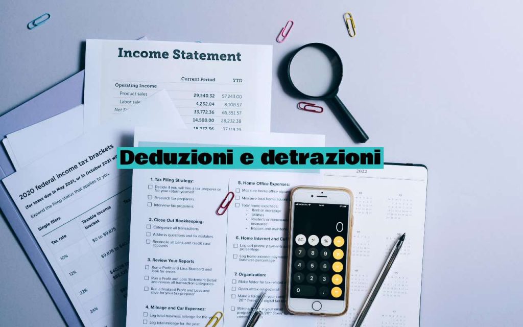 documenti e calcolatrice